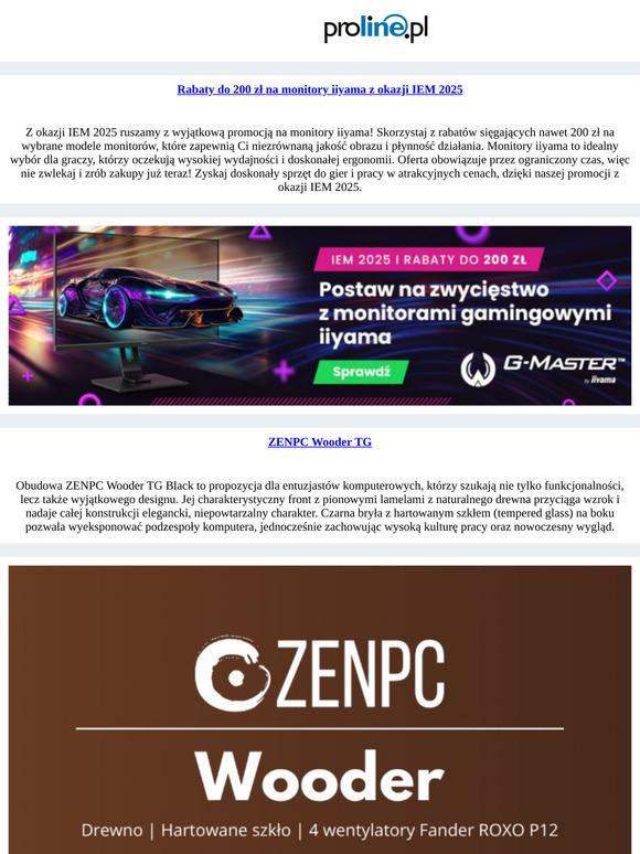 Do 200 zł rabatu na monitory iiyama