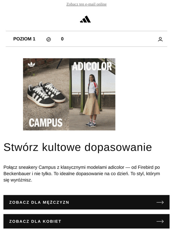 Campus + adicolor = kultowe dopasowanie