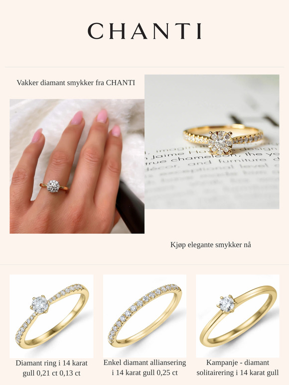 Vakker diamant smykker fra CHANTI