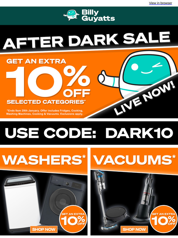 After Dark Sale on NOW!🔥