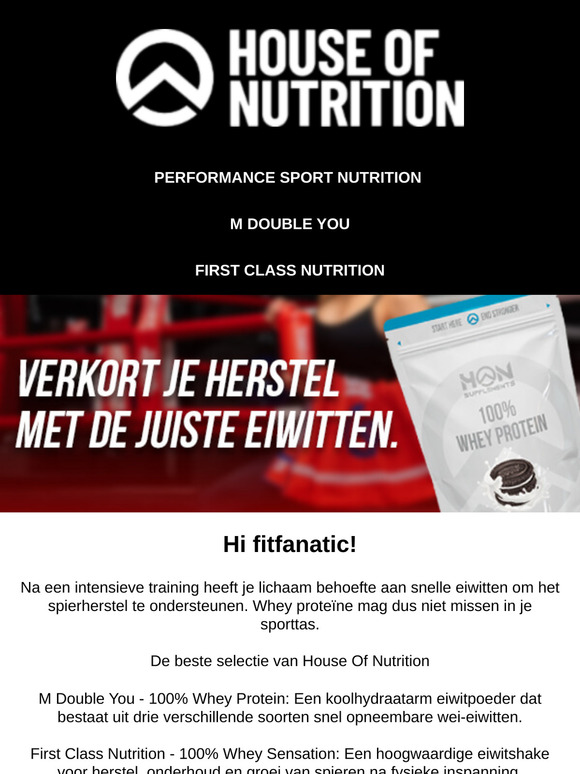 Snelle eiwitten voor het beste herstel