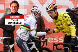 Op zijn falie krijgen van Mathieu van der Poel, daar was Wout wel een beetje klaar mee