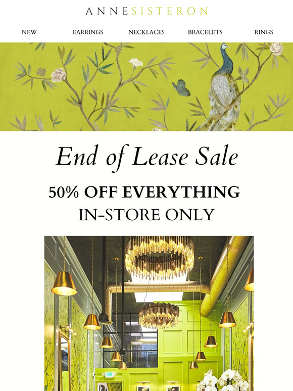 50% OFF EVERYTHING