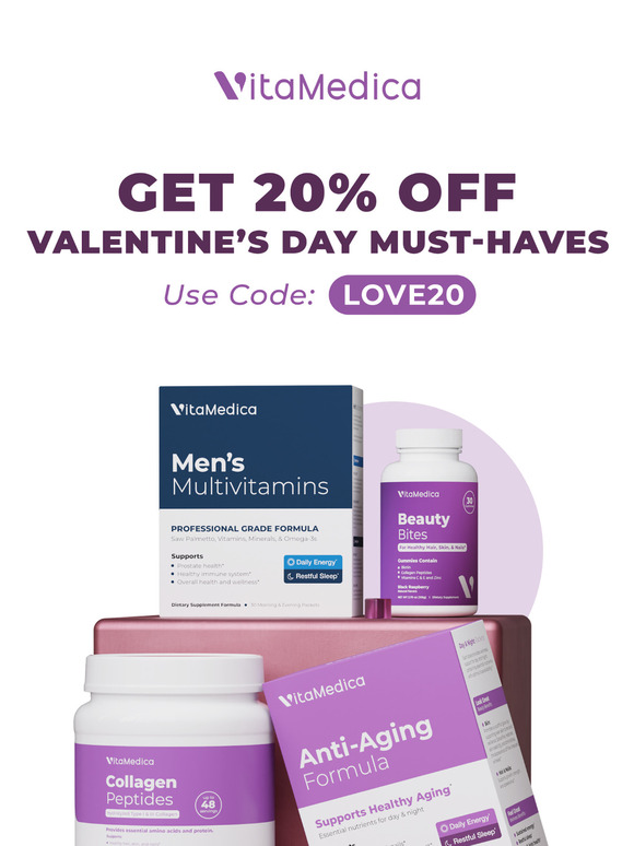 20% OFF Valentine’s Day Gifts 💘
