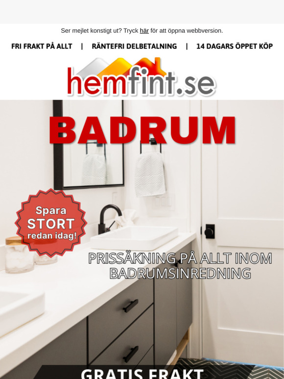 Spara stort på Badrum 🛁