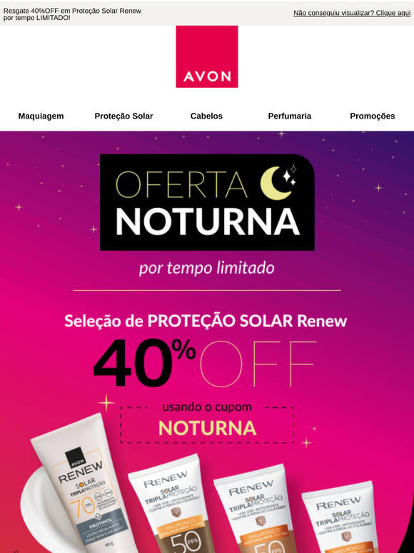 A Oferta é Noturna, a proteção é SOLAR 🌞