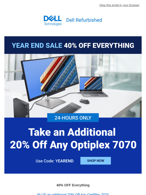 🚀 Boost Your Savings: Extra 20% OFF OptiPlex 7070 – Don't Miss Out!