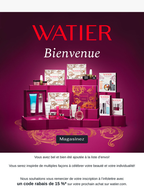 Bienvenue chez WATIER!