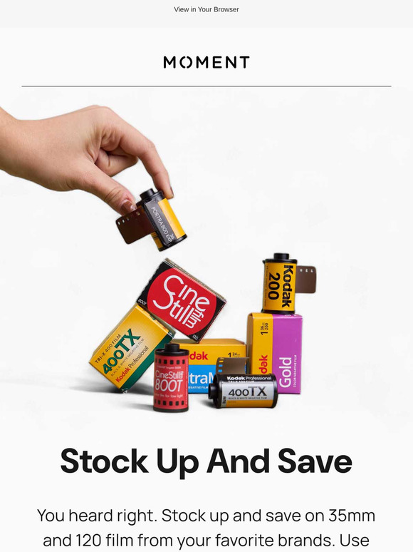 Psst, we’ve got film in stock. 🎞️