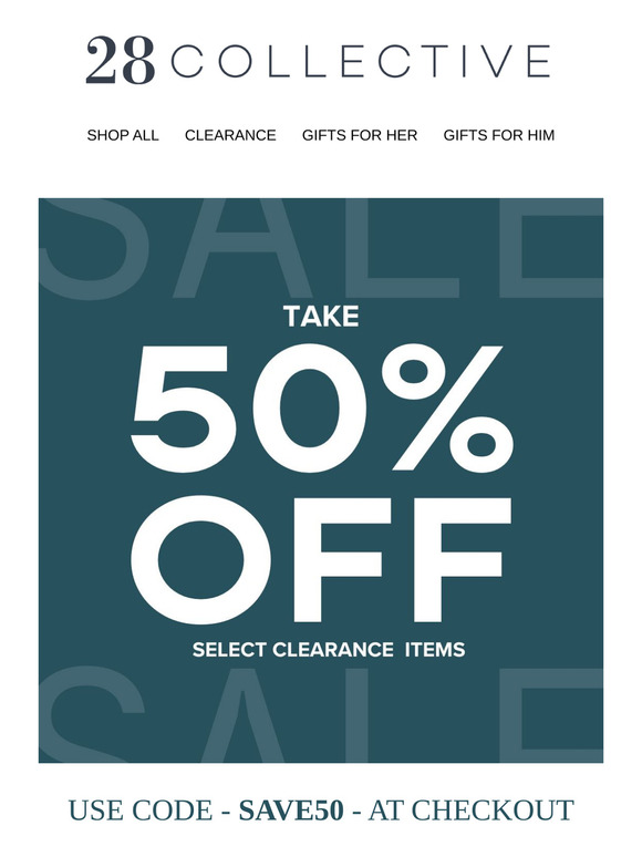 50% Off Clearance Finds – Hurry, Limited Stock!