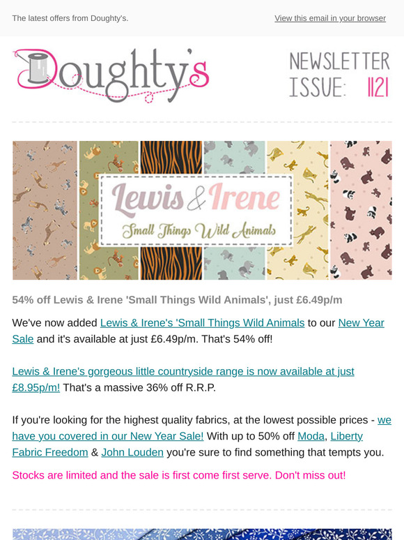 54% off Lewis & Irene 'Small Things Wild Animals' + 36 % off 'Small Things Countryside' + Barnstaple Roadshow.