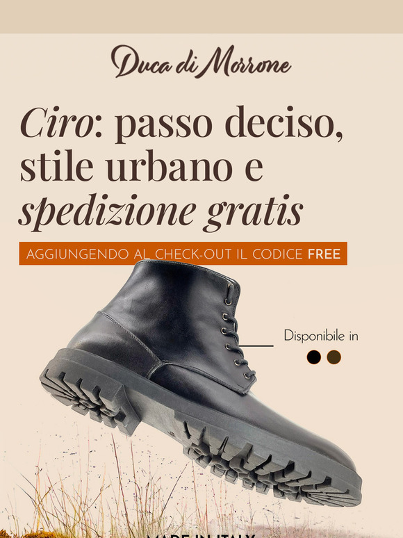 Scarponcini + spedizione gratis = affare imperdibile 🔥