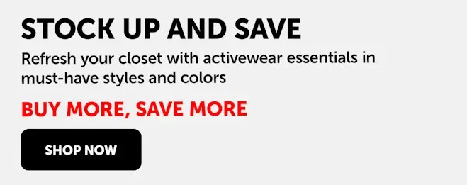 Activewear Buy More, Save More