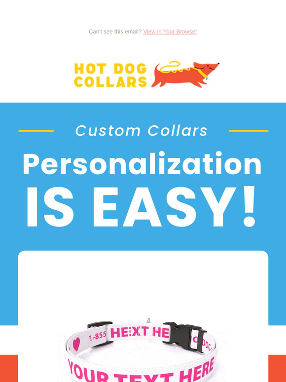Customized Collars with Tail-Waggin’ Style 🐶