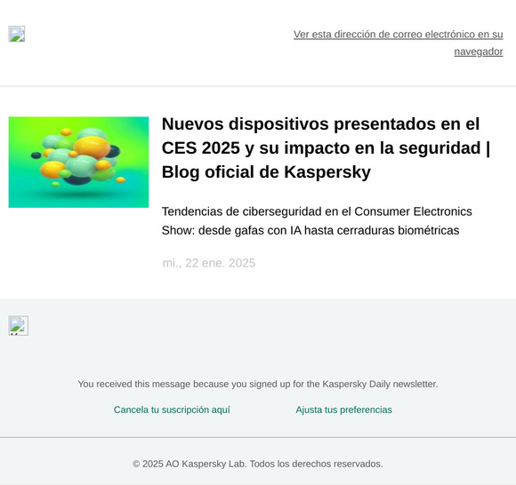 Blog oficial de Kaspersky