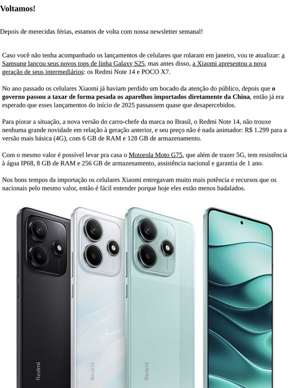 Que fim levaram os celulares Xiaomi?