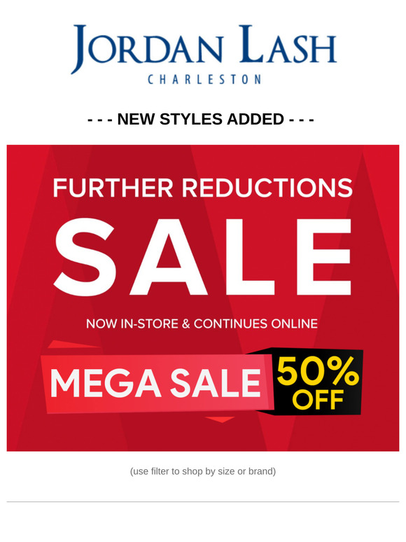 FURTHER REDUCTIONS ..... 50% OFF SALE