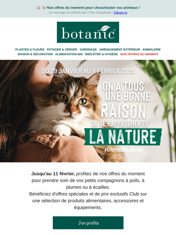 🐰🐱 Nos offres du moment pour chouchouter vos animaux !