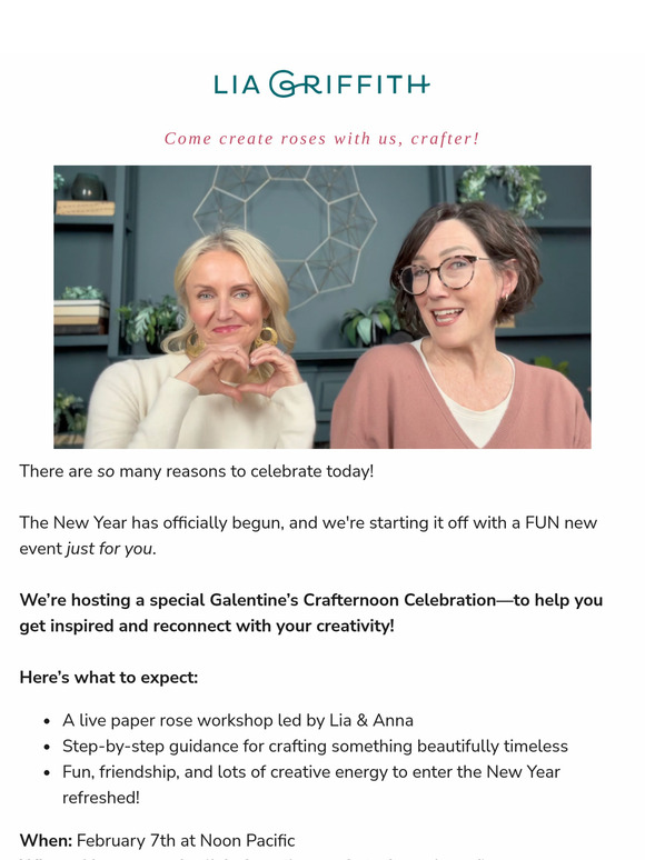 Join us for a Crafternoon! 🥰