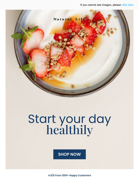 🍯 Start your day off healthy!