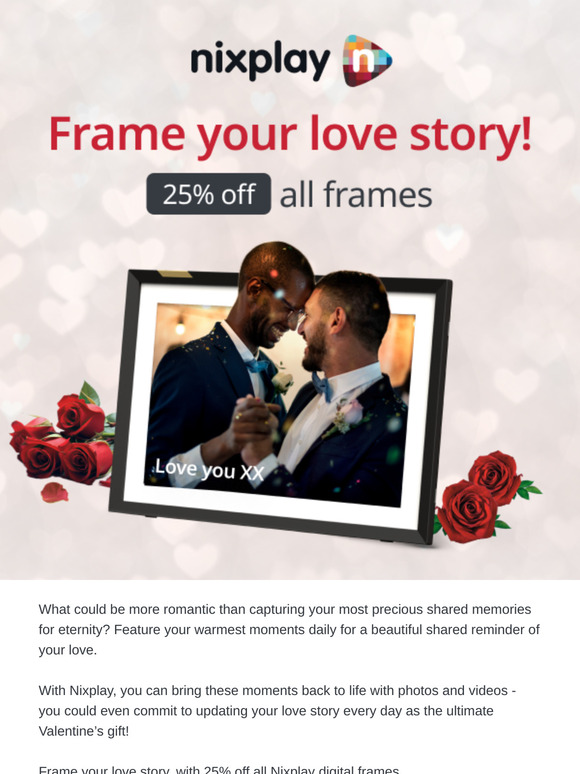 💕 Frame your love story, every day and forever