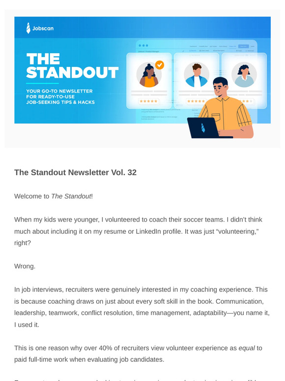 The Standout Newsletter Vol. 32
