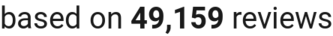 number of reviews