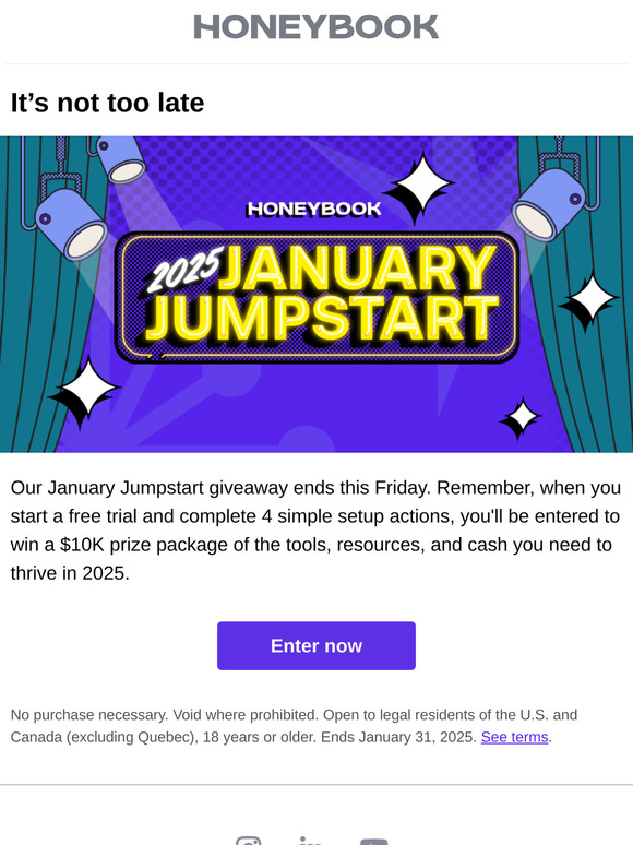 Ends tomorrow: your chance to win $10K