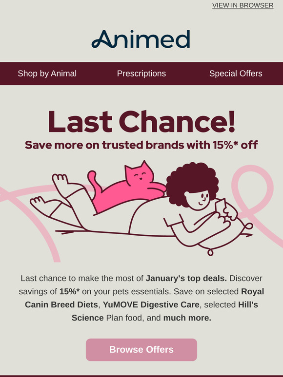 Last chance to save 15%*!