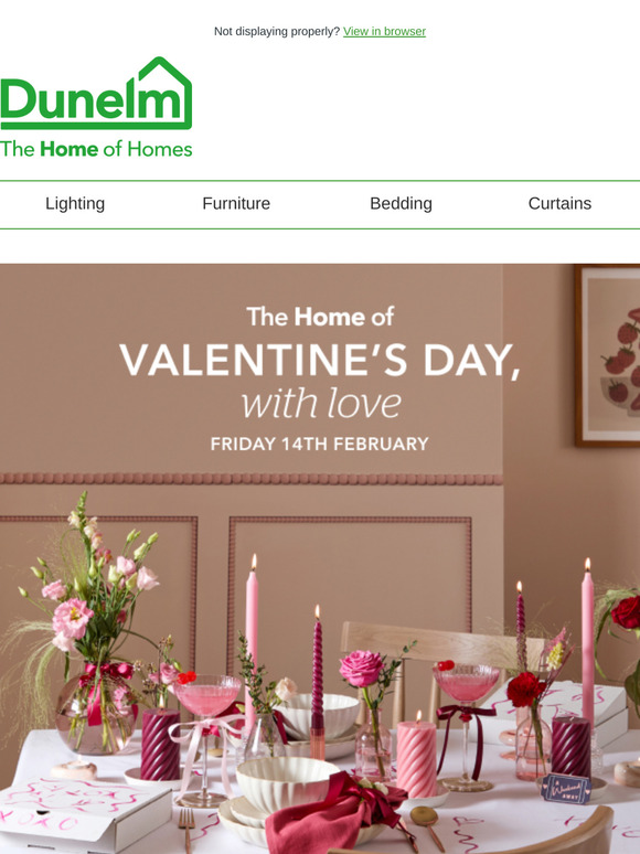 Dunelm Valentine’s, Galentines or Palentines? Milled