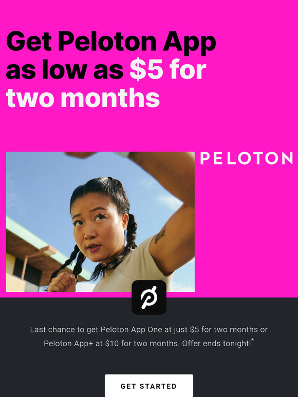 Last chance: Two months of Peloton App for as low as $5