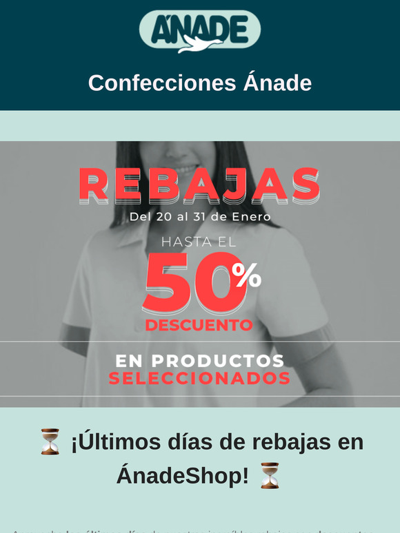 ⏳ ¡Últimos días de rebajas en ÁnadeShop! ⏳