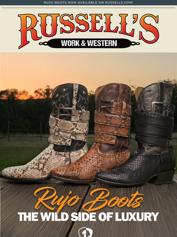 Step into Luxury with Rujo Boots, Now Available on Russells.com