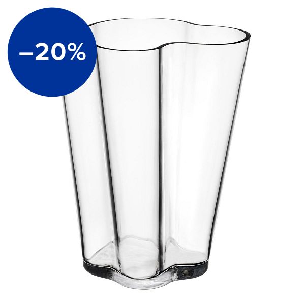 Aalto vase 270 mm, clear