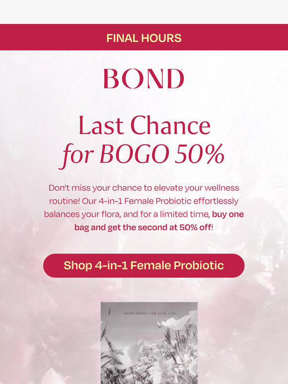 ⏳ Last chance to save on our NEW Probiotic