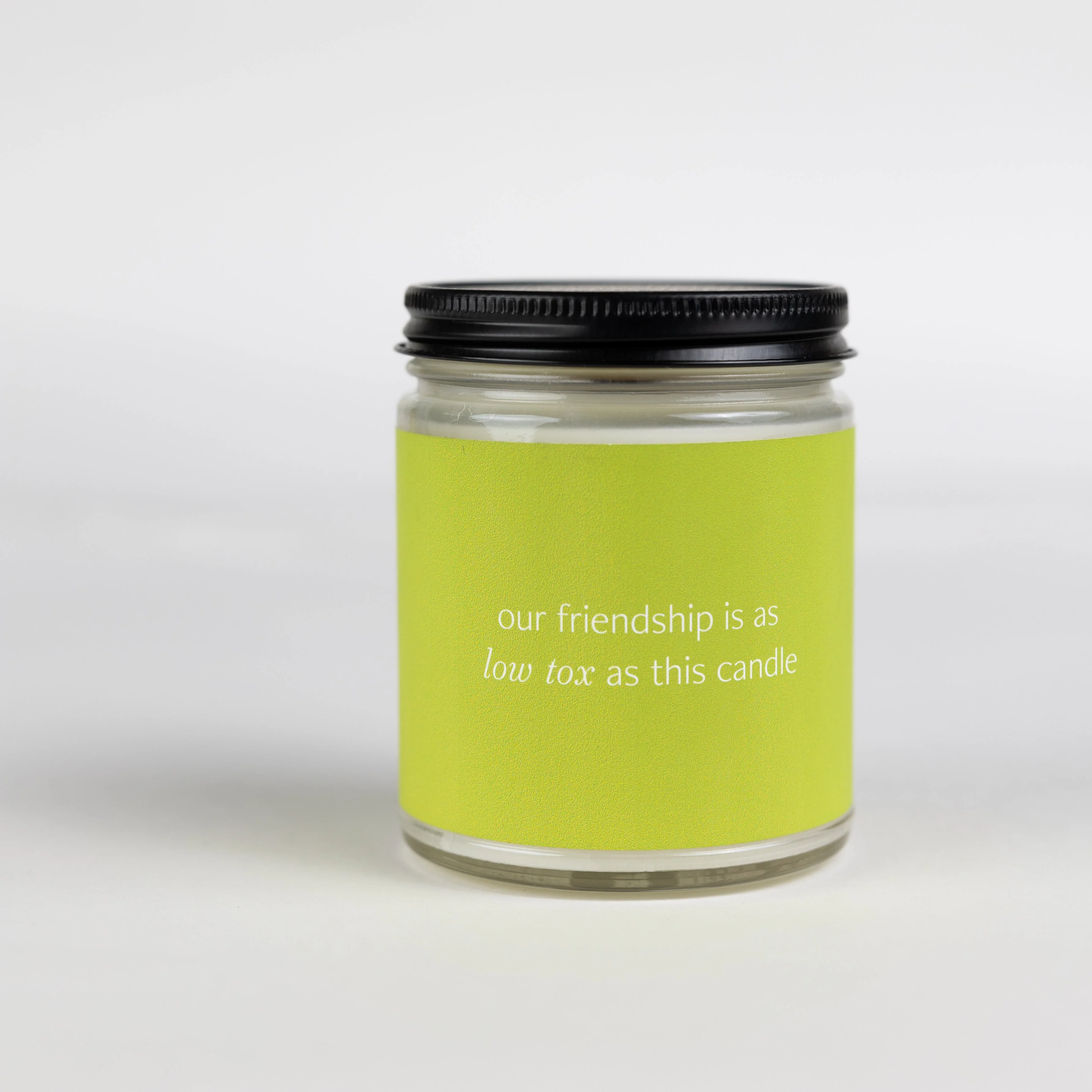Image of Low Tox Friendship Lemongrass Eucalyptus Candle