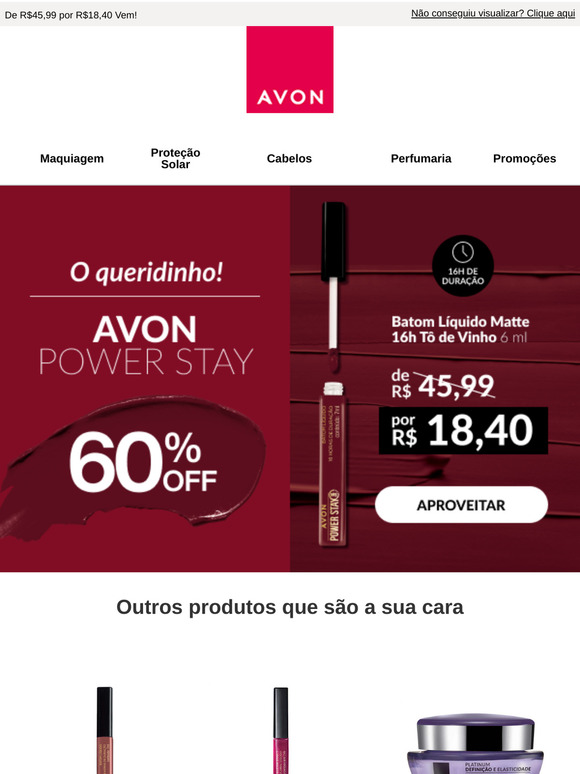 O queridinho com 60%OFF