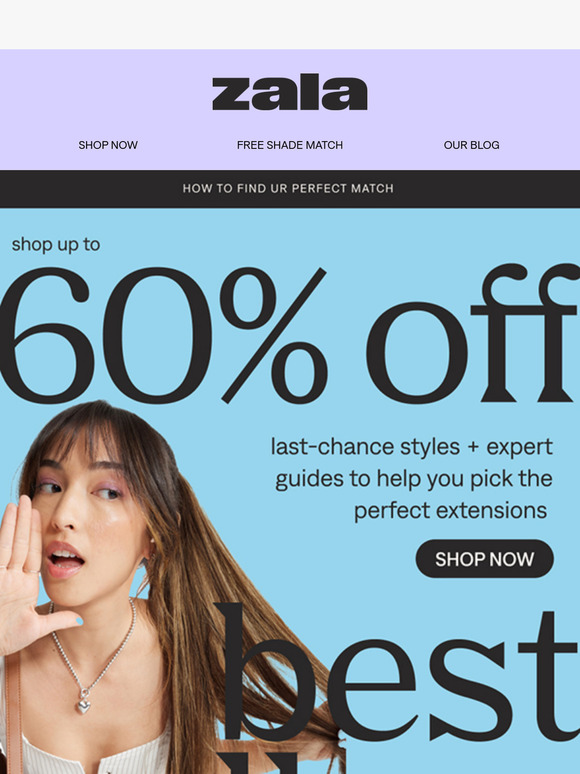last chance: up to 60% off bestsellers