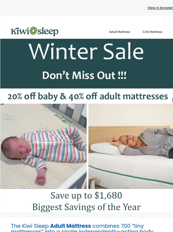 Don't Miss Out on our WINTER SALE