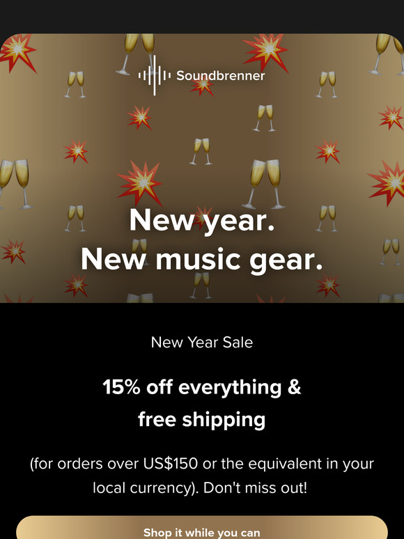 Re: New Year Sale