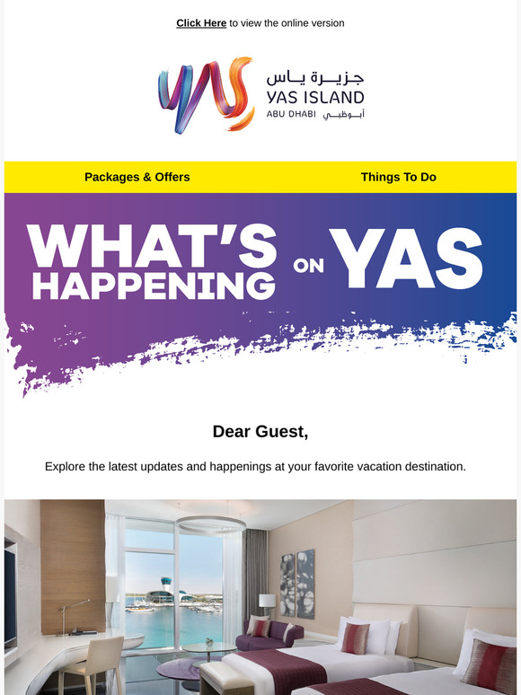 What's Happening on Yas Island 🙌