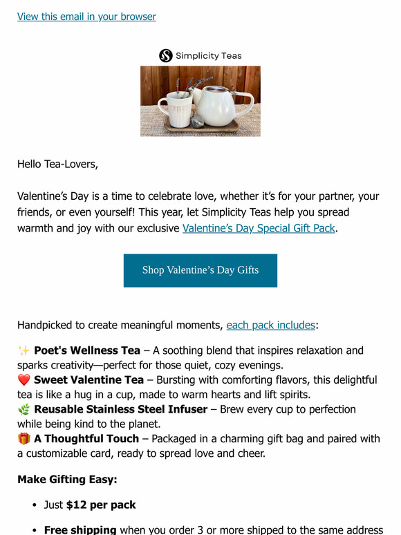 Share the Love with Our Valentine’s Day Special ❤️