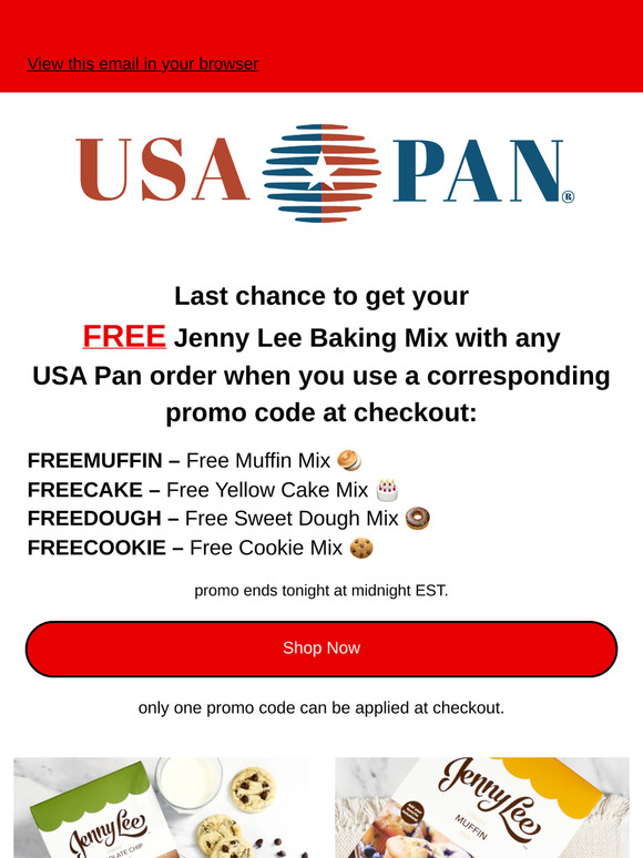 LAST CHANCE FOR FREE JENNY LEE BAKING MIX! 🎉