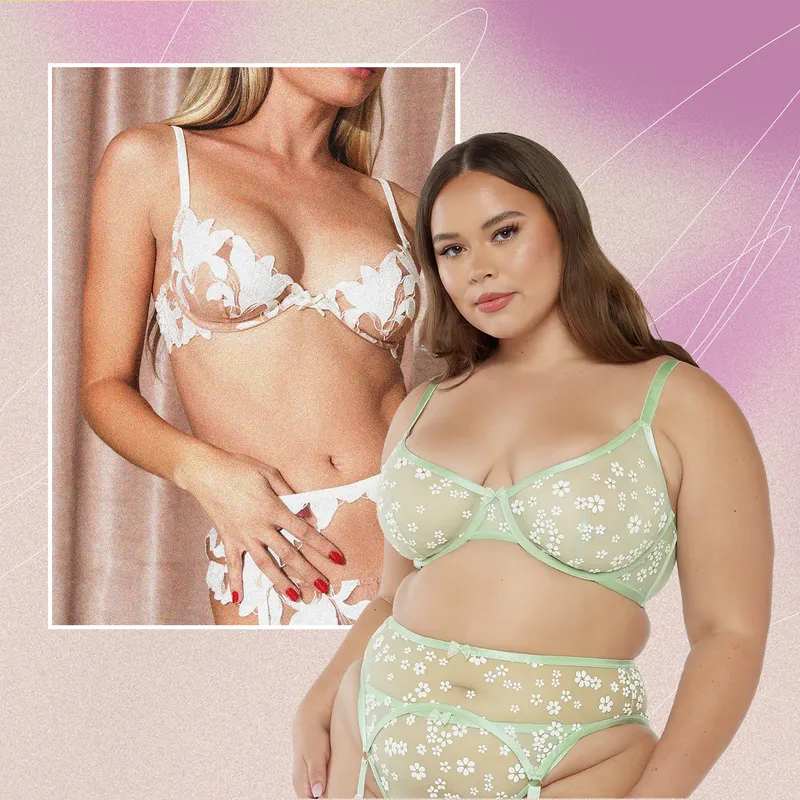 Two women in lingerie