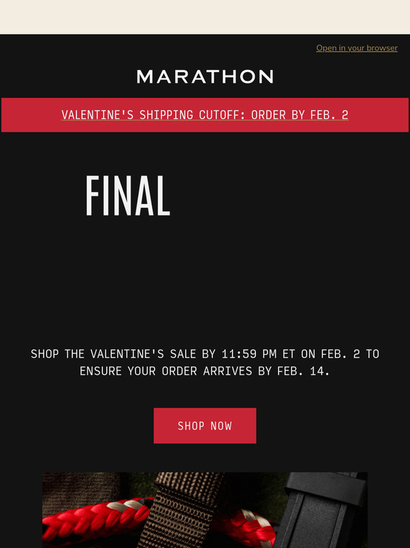 ⏳ Final weekend to get it shipped by 2/14