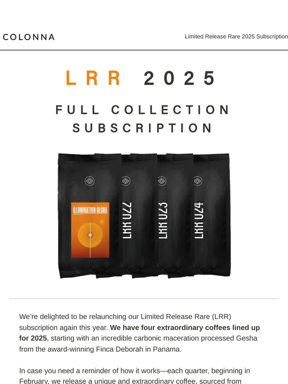 Limited Release Rare 2025: Full Collection Subscription