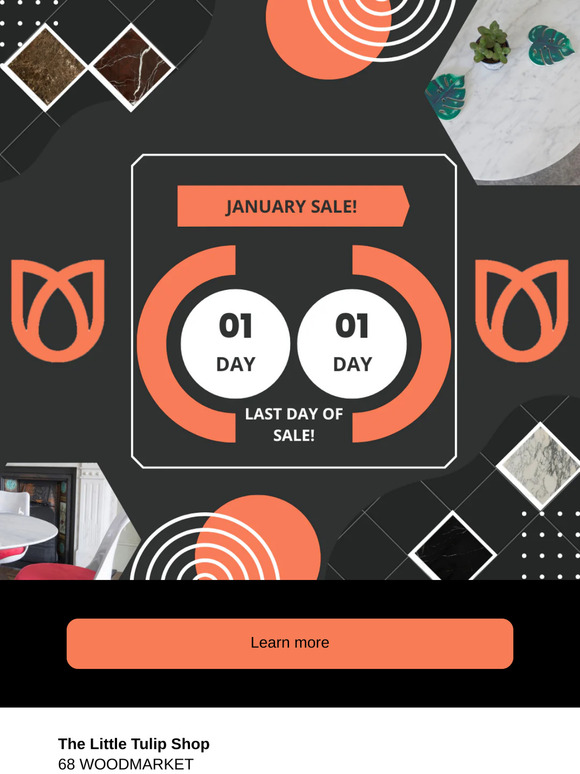 This Is The Last Day Of Our January Sale! Be Sure To Get That Deal!
