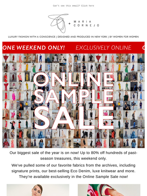 From the archives ❤️ Our Sample Sale must-haves