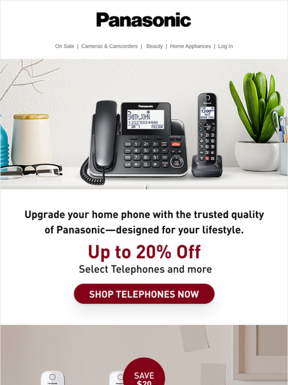 Upgrade to Panasonic Phones Built for Modern Living