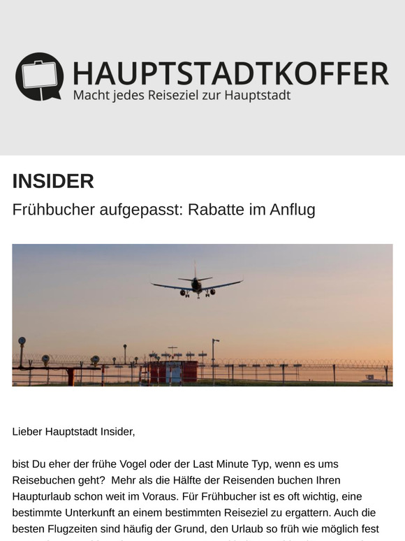 Hauptstadtkoffer Insider